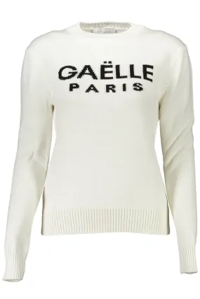 GAELLE PARIS MAGLIONE DONNA BIANCO