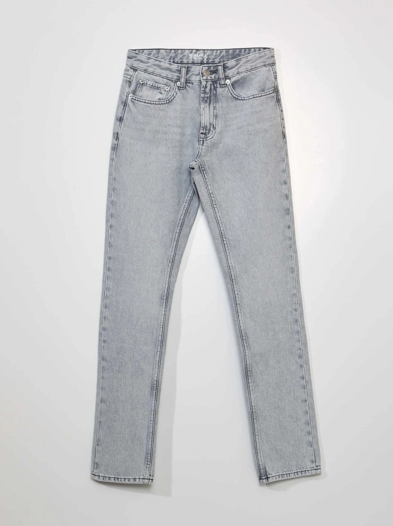 Jeans dritti - L34 - GRIGIO