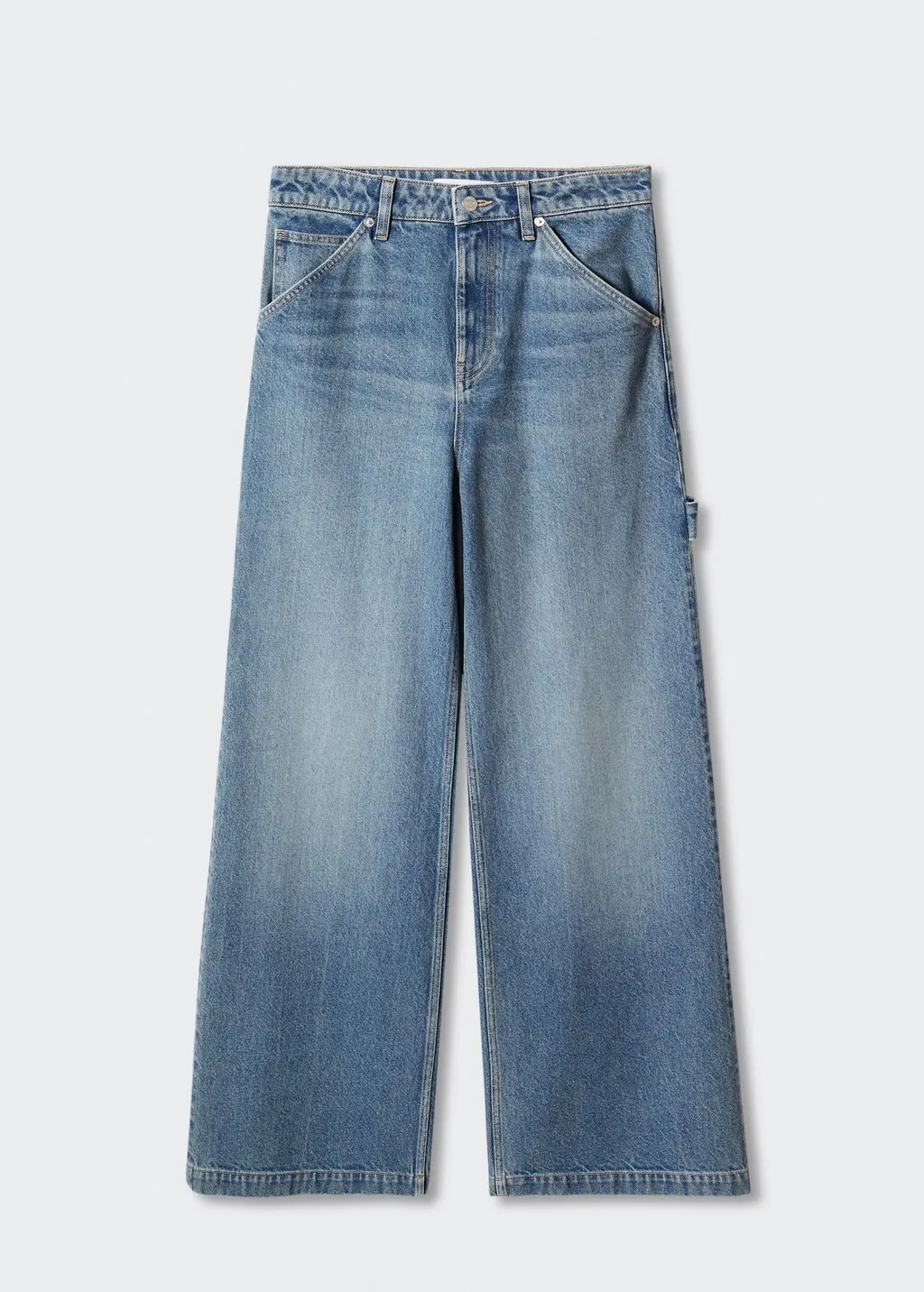 Jeans wideleg vita bassa