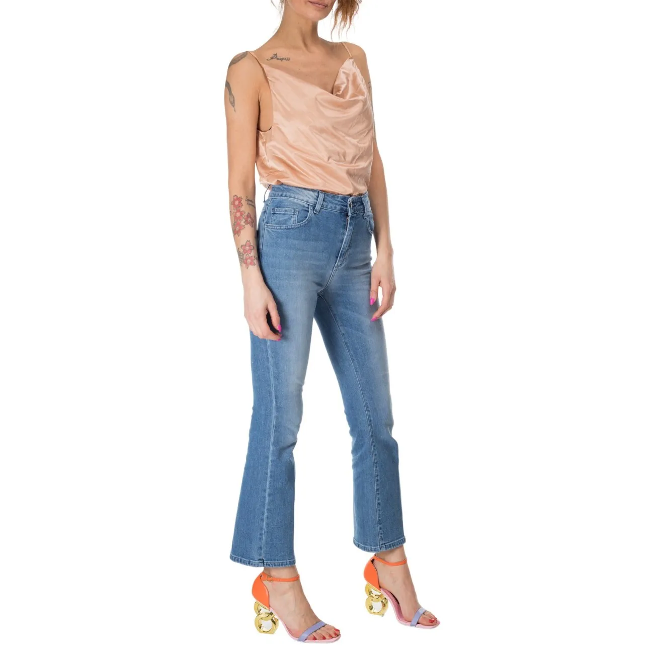 Jijil jeans trombetta chiaro